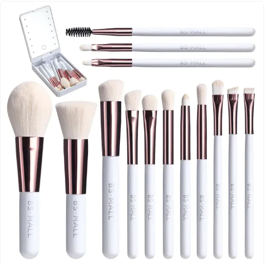 GlowBox Pro Makeup Brush Set