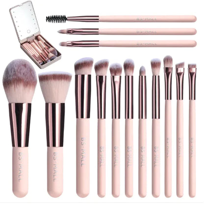 GlowBox Pro Makeup Brush Set